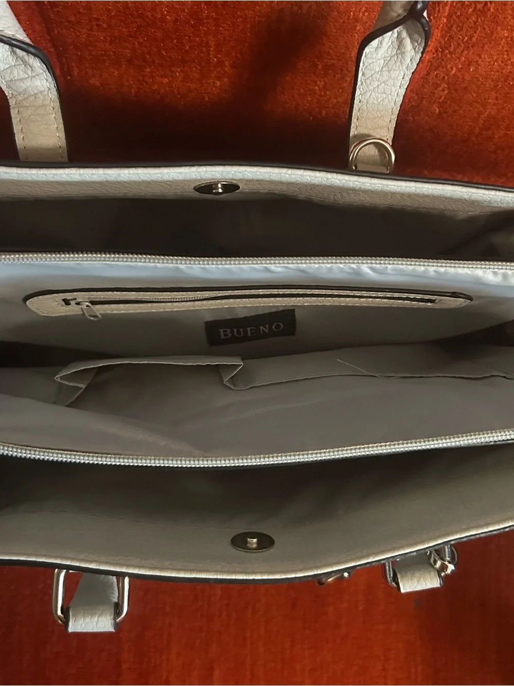 Bueno Bag Light Gray with Detachable Shoulder Strap